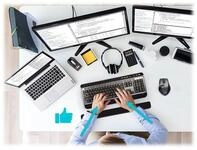 Port Designs Ergonomische Handgelenkauflage f&uuml;r Tastatur