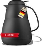 Helios Zeo Thermoskanne Pale Black 1L &ndash; 6h Hei&szlig; - H&auml;lt Getr&auml;nke hei&szlig; & kalt -