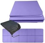 Relaxdays Yogamatte, 6 mm dick, 61 x 183 cm, Farbwahl | faltbar, mit Tasche,
