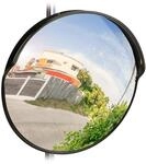 Relaxdays Verkehrsspiegel 45 cm, professionell, wetterfest, schwarz |...
