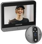 PRIXTON Digitaler T&uuml;rspion, Smart Guard DV50, 10,9 cm (4,3 Zoll) Farbdisplay, WLAN