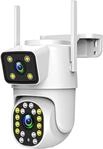 Technaxx Dual-Lens 2MP+2MP Outdoor WLAN-IP-Kamera TX-328 &ndash; Schwenk-/Neigefunktion