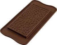 Silikomart | SCG38 Silikonform f&uuml;r Pralinen Love Choco BAR, Antihaft, 1er Pack...
