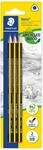 STAEDTLER Bleistift Noris (hohe Bruchfestigkeit, ergonomische Dreikantform,