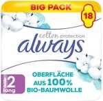 always Ultra Binde Gr&ouml;&szlig;e 2 Cotton Protection Long 18 St&uuml;ck