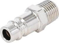 BGS Druckluft-Stecknippel - 6,3 mm (1/4") Au&szlig;engewinde 3222-1