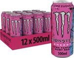 Monster Energy Ultra Fantasy Ruby Red, Energy Drink, Dose, 12 x 500 ml 
