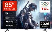 TCL 85T8D QD-Mini LED 85 Zoll Fernseher, 4K Smart TV, Google TV, 144 Hz |...