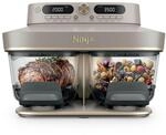 Ninja CRISPi DualZone Glas Air Fryer, Hei&szlig;luftfritteuse mit 2 K&ouml;rben, 8 Funktionen,