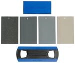 MusicNomad Tracers Bund-Radiergummis, 6 St&uuml;ck, Finishing Kit zum Schleifen, Polieren