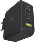 ICY BOX GaN Ladeger&auml;t 100W &ndash; 3 USB-C & 1 USB-A Ports, Power Delivery 3.0,
