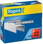 Rapid 24871700 Heftklammern 9/20mm Super Strong, verzinkt, 1000 St&uuml;ck