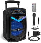 Pyle PA Bluetooth Lautsprecher, Karaoke Maschine und Karaoke Mikrofon, Musikbox