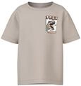 NAME IT Jungen Nmmvelix Ss Nreg Top, Chateau Gray, 92