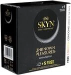 Skyn Unknown Pleasures 42+5free Kondommischung Transparent Einheitsgr&ouml;&szlig;e