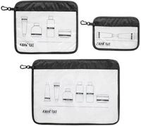Tatonka Kulturbeutel Zip Flight Bag (A4 / A5 / A6 oder 3er-Set) - Transparente...