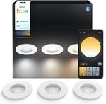 Philips Hue Adore Deckenspot, Rund, Wei&szlig;, 3er Pack | White Ambiance, 3 x 250...