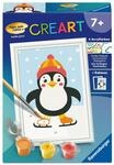 Ravensburger CreArt 12023168 - Pinguin im Schnee - Malen nach Zahlen f&uuml;r...