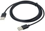 AKYGA AK-USB-11 Anschluss/Datenkabel USB 2.0 Stecker A an Stecker A 1,8m schwarz
