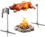 VEVOR Spanferkelgrill Lammgrill Spie&szlig;bratengrill 1321 mm Rotisserie-Grill AC...