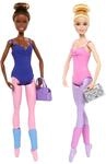 Barbie Careers Ballettzimmer Puppen-Set | Modepuppen mit Tanz-Tutus, Extrakleidung