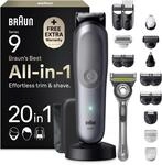 Braun Multigroom All-in-One Series 9, 20-in-1 Trimmer, AIO9540, Grau |...