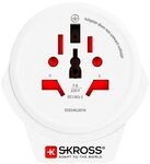 SKROSS World to UK USB, kompakter Adapterstecker, universeller Reiseadapter,...
