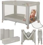 Lionelo Amelie Baby-Reisebett, ab Geburt bis 15 kg, klein, faltbar | weiche