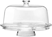 Borgonovo, 4-in-1-Etagere mit Glaskuppel aus Palladium