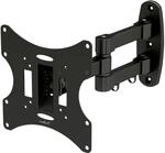 PureMounts PM-Basic2-37 flache Wandhalterung, neigbar, schwenkbar, ausziehbar, f▒r