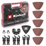 Original Einhell XL-PLUS-CASE 35-tlg. Multitool-Set f&uuml;r Holz (CV-Tauchs&auml;gebl&auml;tter,