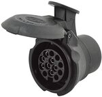 HELLA 8JA 008 969-011 Adapter, Steckdose - 12V - von 7-polig auf 13-polig |...