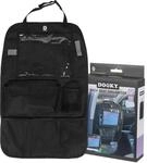 Dooky R&uuml;cksitz Organizer Autositz mit Tablethalterung, Schwarz | 6 F&auml;cher