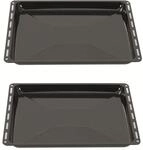 ICQN Backblech Set 445 &times; 375 &times; 25 mm, Kompatibel mit Bauknecht, Indesit,