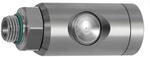 RIEGLER 107582-244.13-DES Druckknopf-Sicherheitskupplung NW 7,4, drehbar, ES, G...