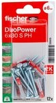 Fischer 535479 Blister Duopower, 6 x 30, mehrfarbig