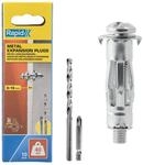 Rapid Hohlraumd&uuml;bel Metall mit M5 Schraube f&uuml;r Gipskartonplatten 6-16 mm -