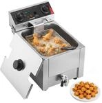 VEVOR Kommerzielle elektrische Fritteuse, Edelstahl-Arbeitsplatte Fritteuse mit