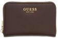 Guess Damen Zip-Around Geldb&ouml;rse Melody SLG Medium Zip Around Braun