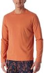 Schiesser Herren Schlafshirt Langarm Rundhals - Mix + Relax - Cotton