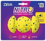 Zeus Nitro Hundespielzeug, Hundeball | Ball Grip mit Gewicht, 12,4cm | Robuster...