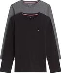 Tommy Hilfiger Jungen 2p Cn Tee Ls Ub0ub00309 Langarm T-Shirts (2er Pack)