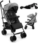 Kinderkraft Buggy SIESTA 2 bis 22 kg, nur 7,9 kg, zusammenklappbar, Liegeposition,