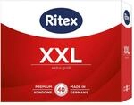 Ritex Kondome XXL &ndash; extra gro&szlig; f&uuml;r mehr Komfort, vegan &ndash; 40 St&uuml;ck | Mit extra