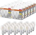 Osram BASE CLASSIC A GLFR 60 LED-Lampe mit Sockel E27, Kolbenform, Doppelpack,...