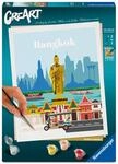 Ravensburger CreArt 12023095 - Farbenfrohes Bangkok - Malen nach Zahlen ab 12...