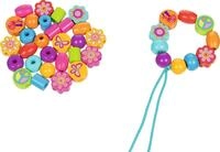 goki 58311 Perlenset Flower Power &ndash; 41-teiliges Bastelset aus Holz | 38...