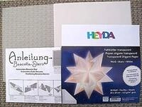 Heyda 204875565 Faltbl&auml;tter Transparent 20 x 20 cm, Farbe: wei&szlig;