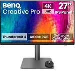 BenQ PD2732U 27 Zoll 4K Profi-Monitor f&uuml;r Mac mit dualem 99% Farbraum | 99%...