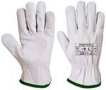Portwest A260 Classic Ziegenhaut Oves Driver Handschuh Grau, Gr&ouml;&szlig;e L